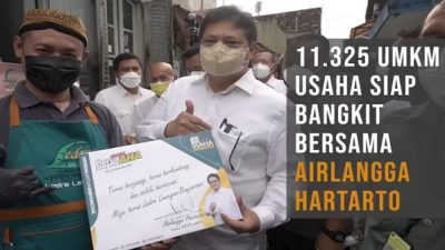 11.325 UMKM UsAHA Siap Bangkit Bersama Airlangga Hartarto
