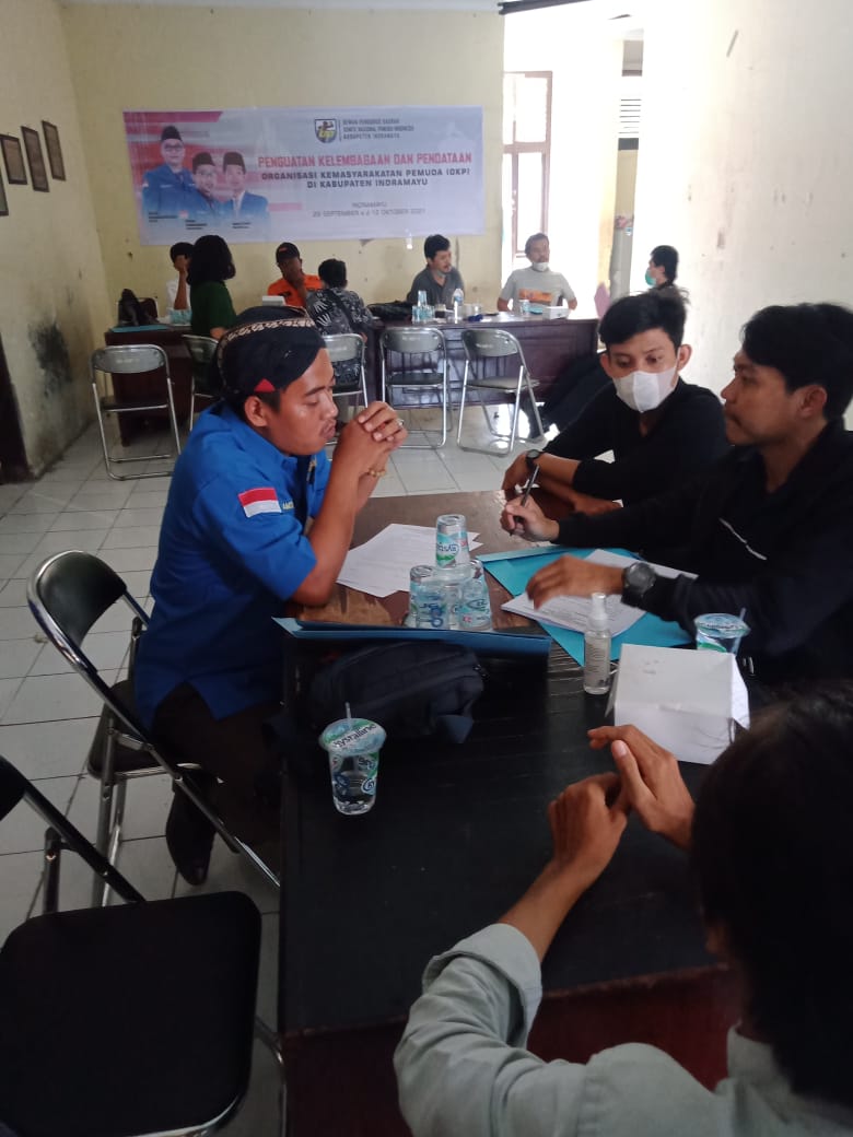 Tim Kerja DPD KNPI Indramayu Lakukan Penguatan Kelembagaan Dam Pendataan OKP