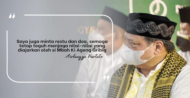 Airlangga Hartarto Zuriah Ki Ageng Gribig