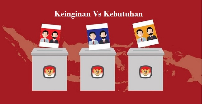 Sketsa Keinginan Vs Kebutuhan