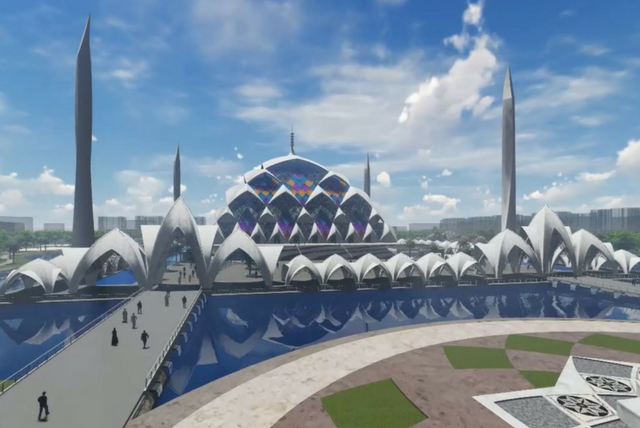 Pembangunan Masjid Al Jabbar Gerakkan Ekonomi Masyarakat