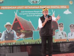 Resmikan Tapal Desa Leuit Juara di Karawang, Ridwan Kamil: Persiapkan Masa Depan