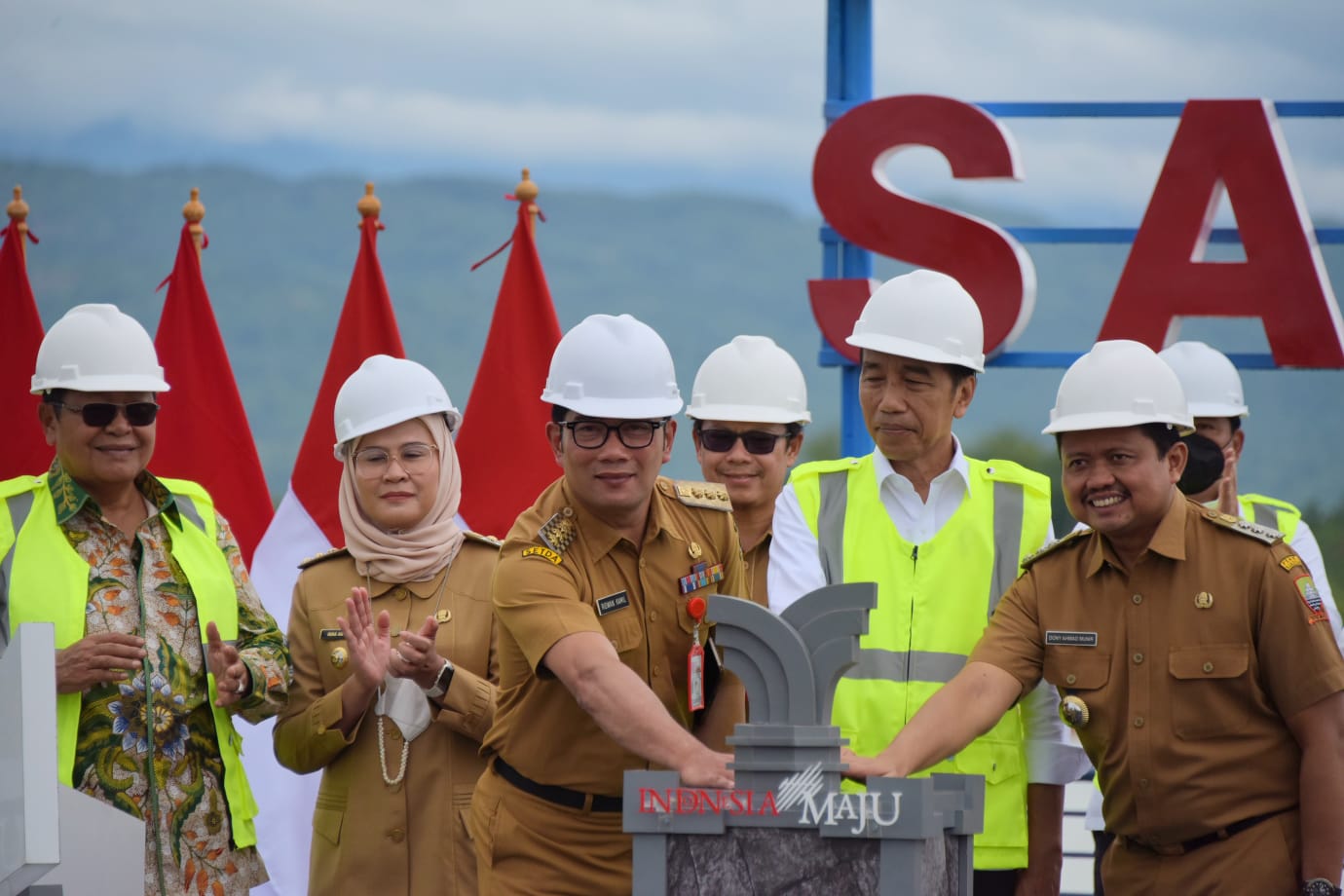Gubernur RK Yakin Bendungan Sadawarna Tingkatkan Produksi Beras