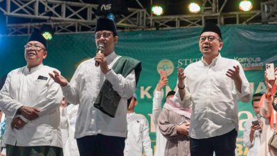 Warga Indramayu Tumpah Ruah Hadiri Kampus Hijau Bersholawat Bersama Anies Baswedan