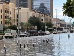 Hujan Badai di Dubai Uni Emirat Arab